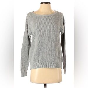 🦋 3/$9 Banana Republic grey cotton chunky sweater size small